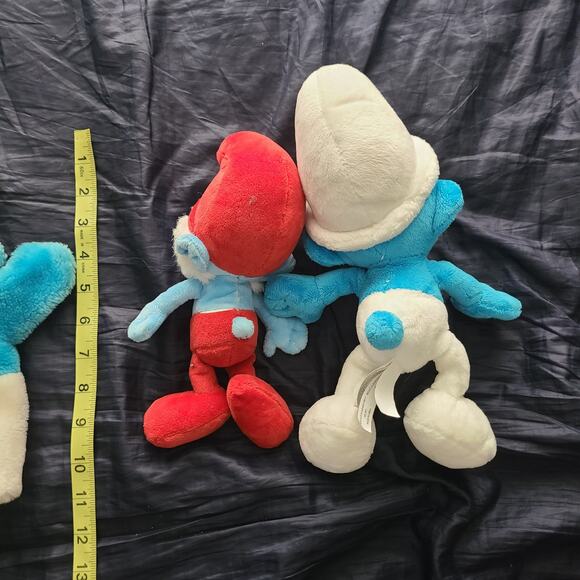 Smurf plush and one Puppet  lot - Picture 3 of 4